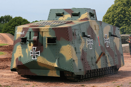 Fully functional A7V replica