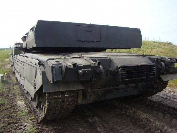 File:Challenger 2 Tanks in Poland for Exercise Black Eagle MOD