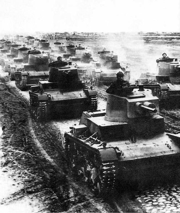 7TP tanks of the 1st & 2nd light tank batalions