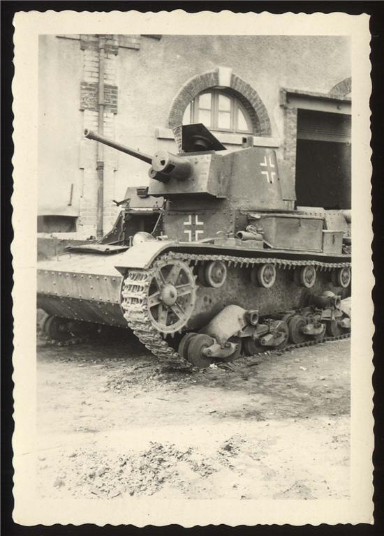 Ex-polish 7TP in Normandy