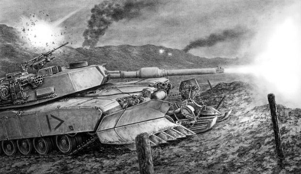 What battle saw the first use of tanks?