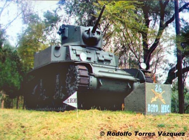 Mexican M3A1 and M5A1 Light Tanks