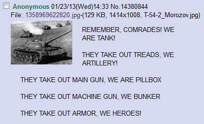 Tanks wisdom