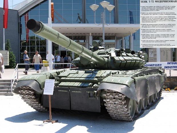 Some sort of Serbian modification of the T-72...