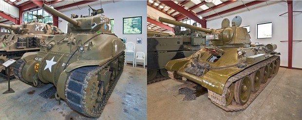 M4A2 Sherman / T34-76