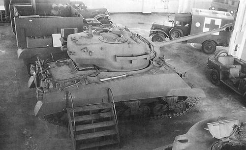 M4 Sherman w/  Pershing-style turret and  90mm gun