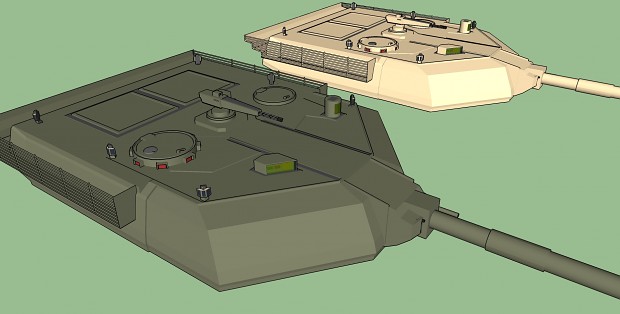 M1 Abrams Block III turret project
