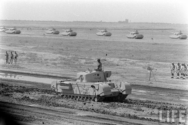 Royal Iraqi Army Churchill Mk VII infantry tank.
