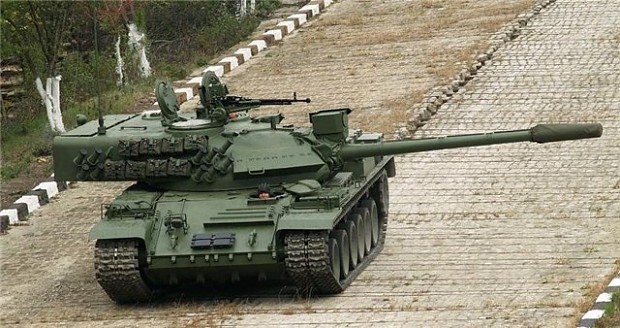 Romanian upgraded T-55