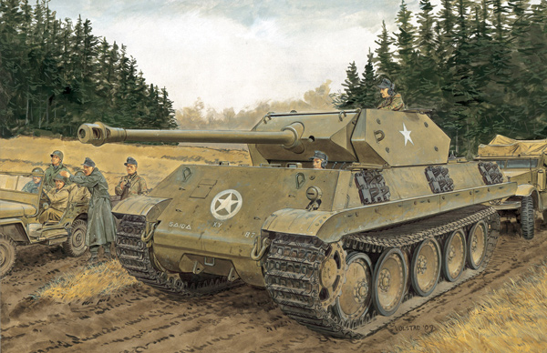 Panther panzer disguised as M10