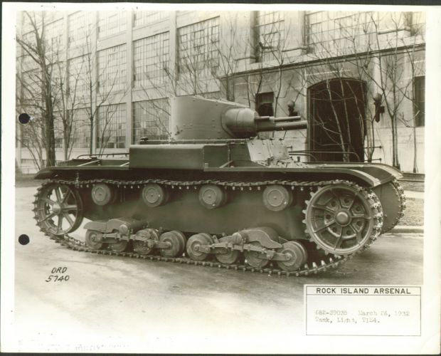 Cunningham T1E4 Light Tank, 1932