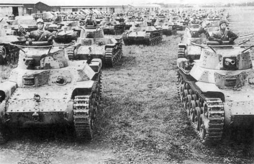 Type 97 Chi-Ha formation