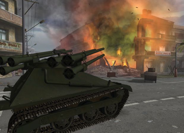 USA M50 Ontos Tank in action :)