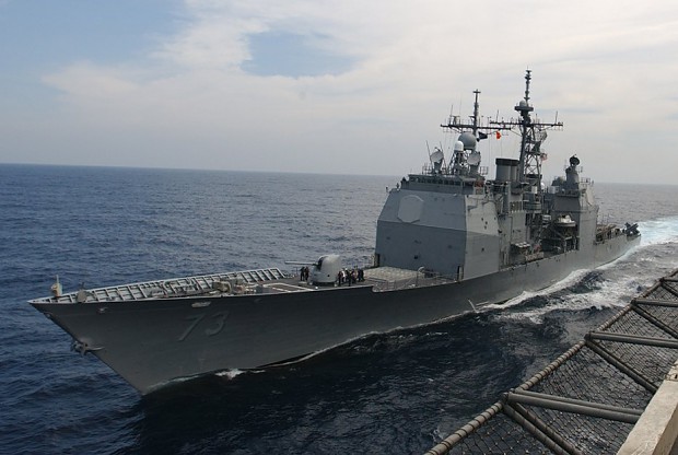 U.S. Navy Ticonderoga class cruiser
