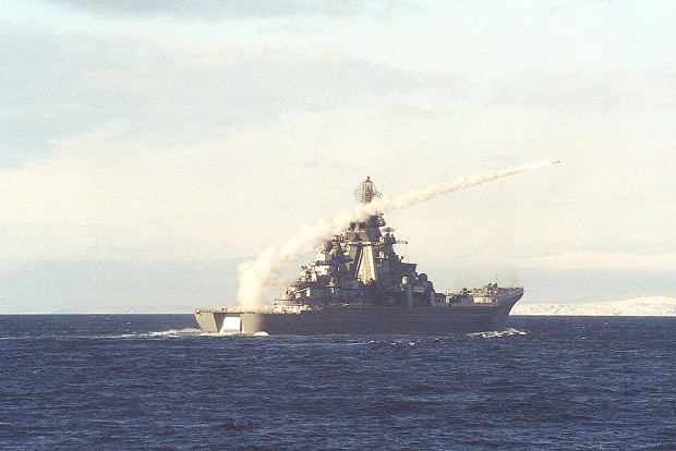 Russian battlecruiser Pyotr Velikiy