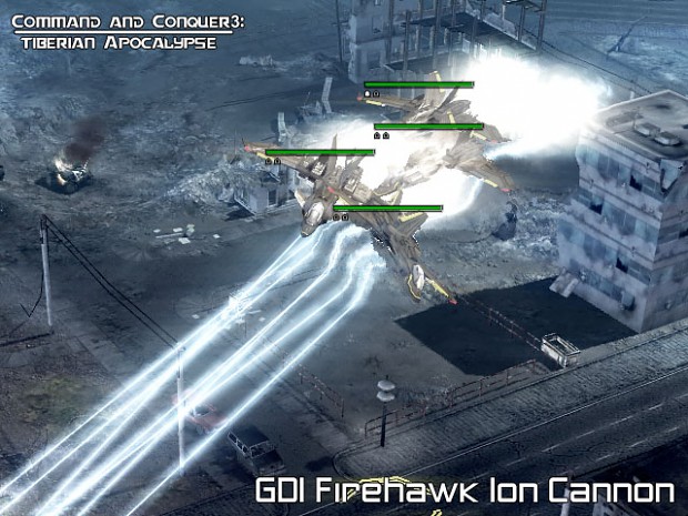 GDI Firehawk in Ion Cannon mode