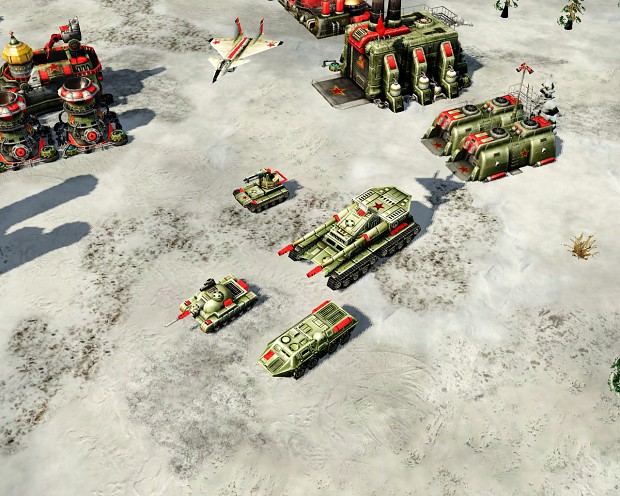 Generals units converted on RA3 engine