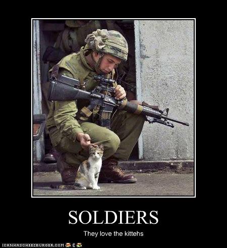 Soldiers and Cats