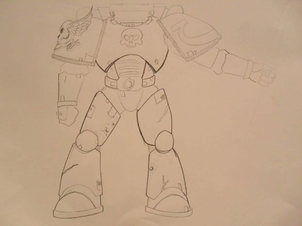 Concept of Seargent O'Neils power Armor.