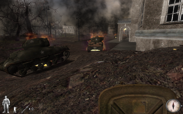 Death alley for allied tanks