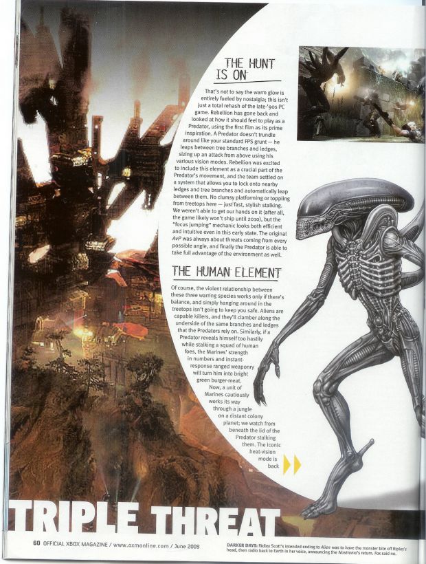 AvP in PC magazine page1