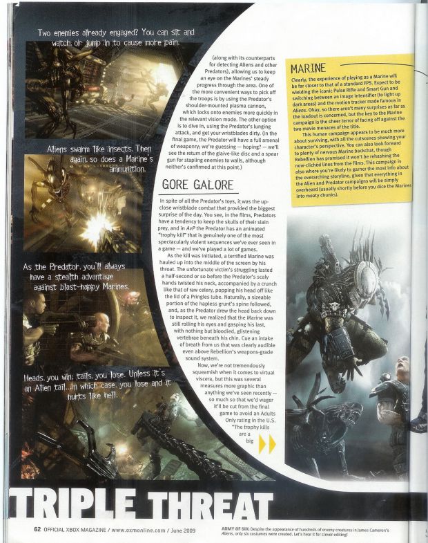 AvP in PC magazine page3