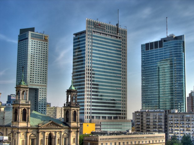 Warsaw Downtown skyline