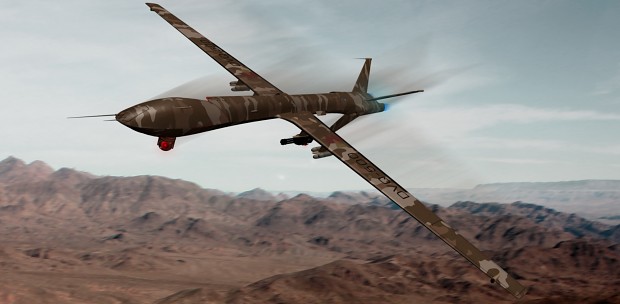 DVQ-590 Hunter Drone - Desert Camo