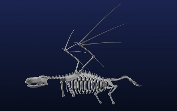 Monster Dino Skeleton, now: Dragon Skeleton