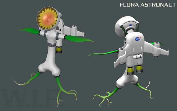 Flora Astronaut W.I.P.