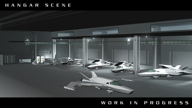 Hangar Scene WIP 01