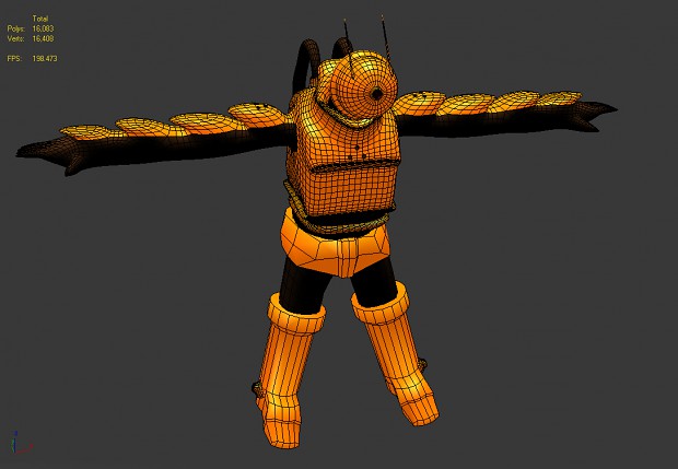 Screenhshot of my character (3ds Max)