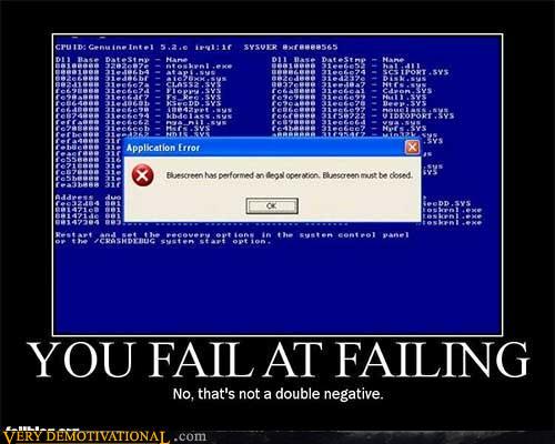 fail at failing!