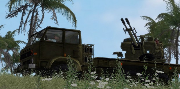 Zsu-23 AA truck