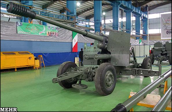 Sa'eer automatic 100mm anti-aircraft gun system