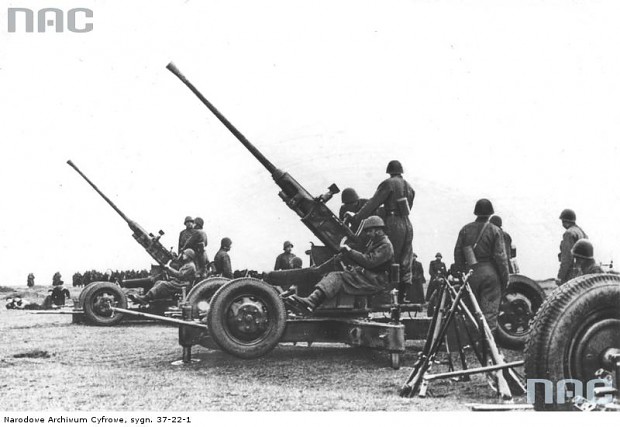 Polish WZ.1936 Bofors 40mm AA platform
