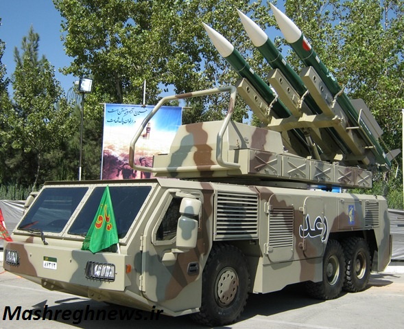 Raad Medium Ranged Surface-to-Air Missiles System.