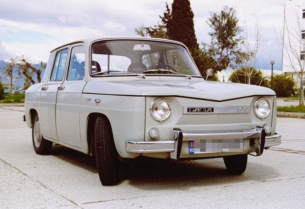 First romanian car "Dacia 1100" or "Renault 8"