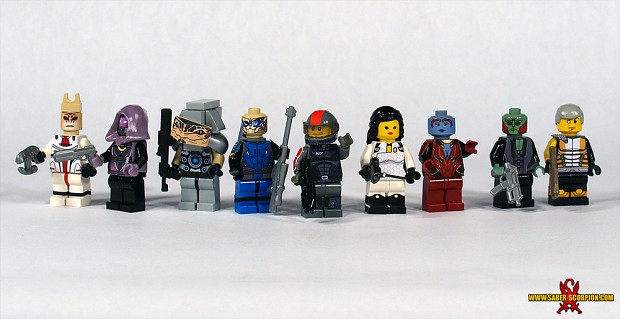 LEGO Mass Effect 2 Characters