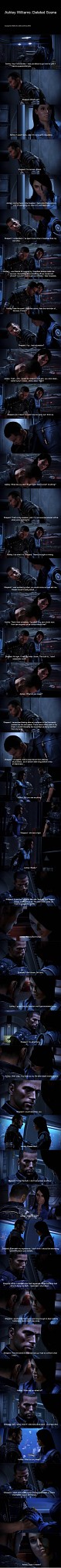 Apperently a deleated scene about Shepard's death