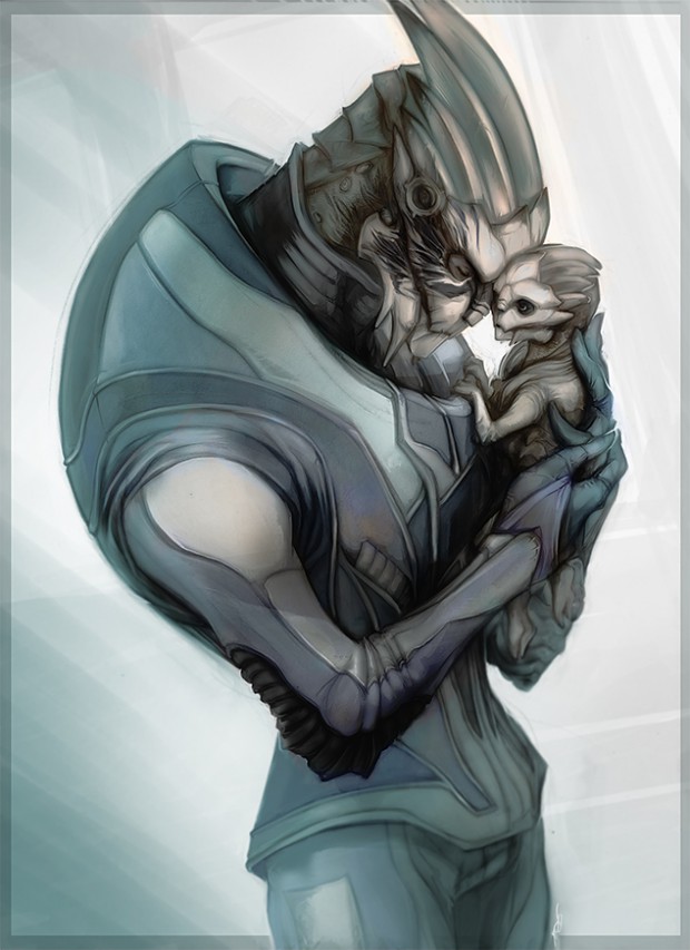 Commission - Garrus Vakarian Father