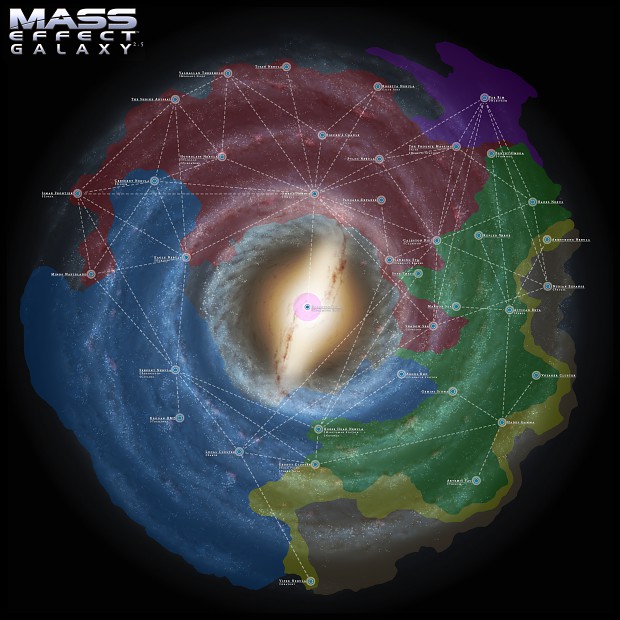Mass Effect Galaxy Map 2.5