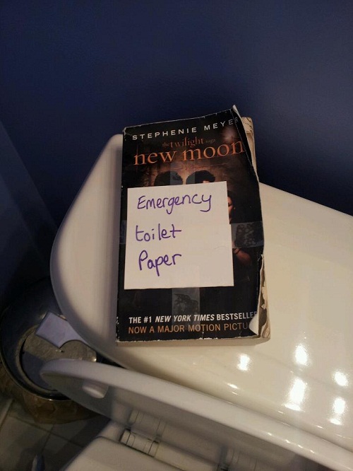 Emergency toilet paper
