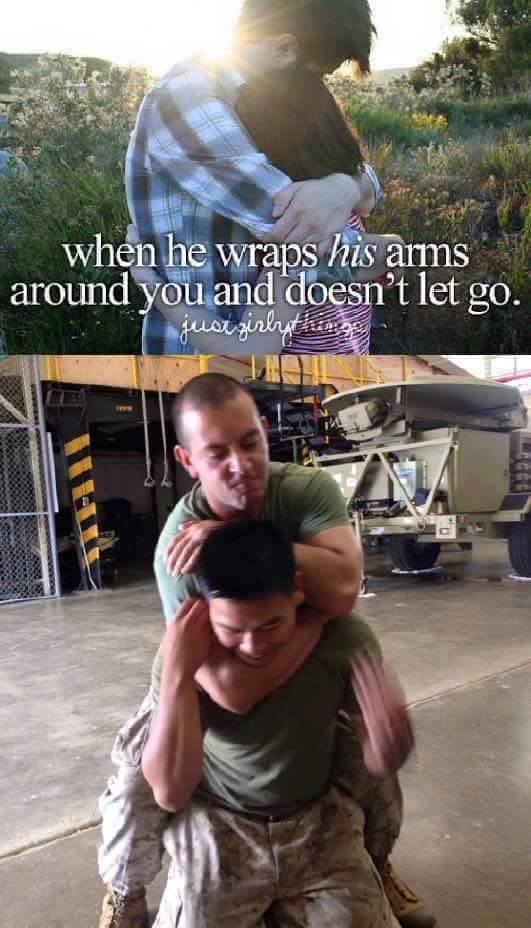 And he will never let go.