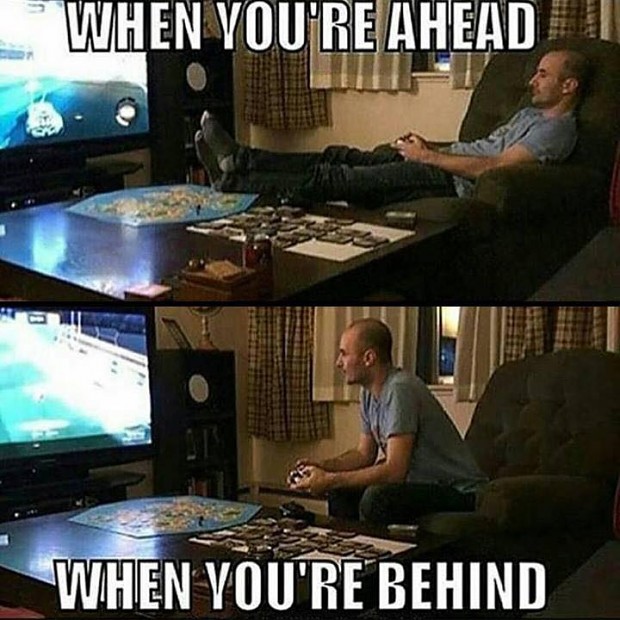 Life of a gamer.