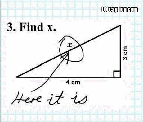 Find the x ^^