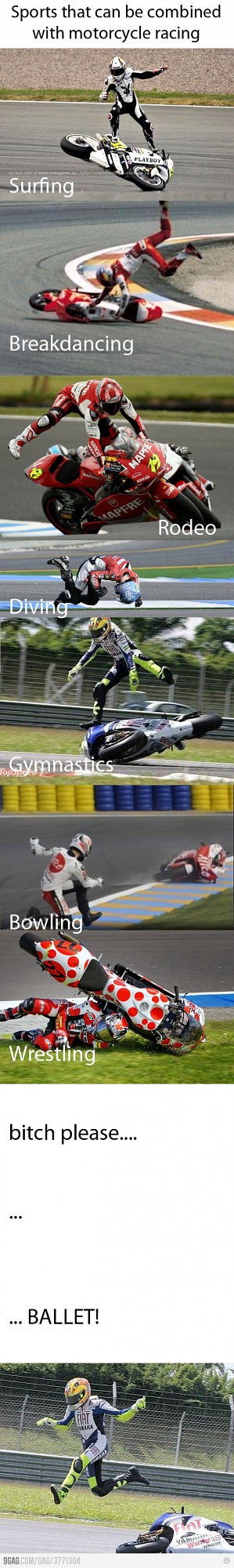 Sports that can be combine with Motorcycle Racing