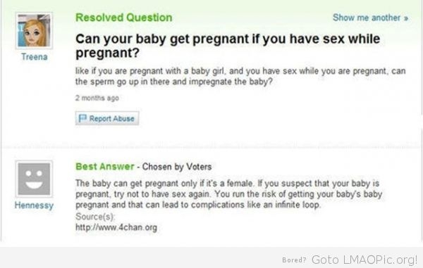Can a baby get pregnant?