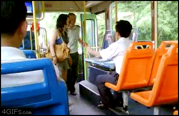 Badass Chinese bus driver.