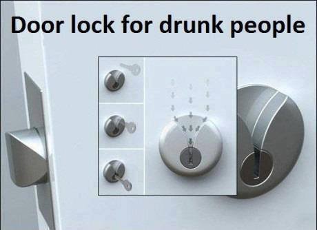 For drunk people